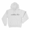 Madison Beer Cursive Text Unisex Hoodie White