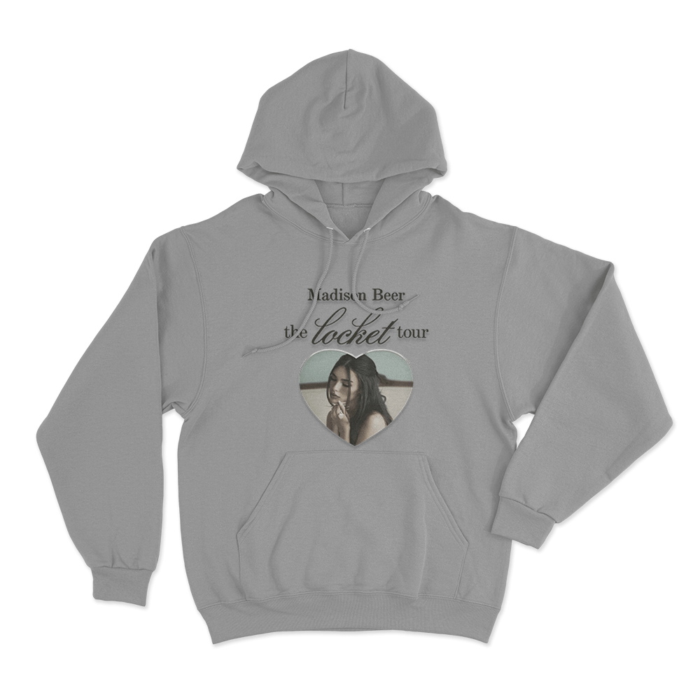 Madison Beer The Locket TourUnisex Hoodie Grey Madison Beer The Locket TourUnisex Hoodie Grey