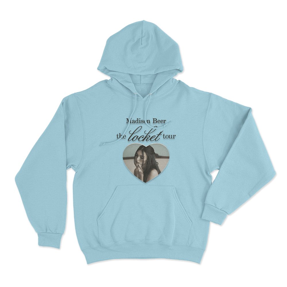 Madison Beer The Locket TourUnisex Hoodie Sky Blue Madison Beer The Locket TourUnisex Hoodie Sky Blue