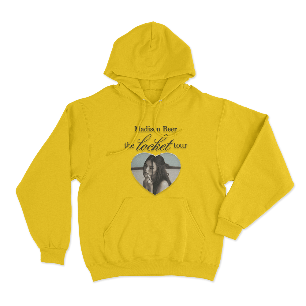 Madison Beer The Locket TourUnisex Hoodie Yellow Madison Beer The Locket TourUnisex Hoodie Yellow